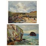 KAY RICHARDSON (1894-1971) 'The Little Pirate (The Cobb, Lyme Regis)', inscribed on artist's label