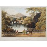 *NEWMAN & CO (pubs) 'Cromwell's Bridge, Glengariffe', coloured lithograph, 21 x 32cm