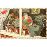 John Nash (1893-1977) Window Plants, circa 1945 from School Prints by Baynard Press, London