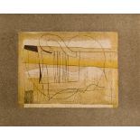 Ben Nicholson (1894-1982) 'Pebble', 1955 printed under the guidance of Nicholson at the Ganymed