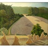 After John Nash (1893-1977) The Cornfield lithograph 47cm x 52.5cm.