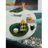Mary Fedden (1915-2012) The Bird that came to Breakfast, 2000 signed and dated (lower left) oils