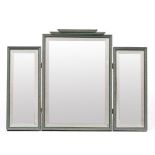 Lady Haig's Poppy Factory Art Deco three-fold table top mirror with shagreen effect finish