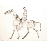 Elisabeth Frink (1930-1993) Horse and Rider, 1970 371/500, signed and numbered in pencil (in the