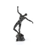 Arno Breker (1900-1901) Ikarus, 1969 signed in cast, foundry stamp bronze 30cm high.