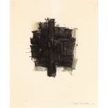 Derek Middleton (1917-2002) Black abstract, 1987 signed and dated (lower right) watercolour 30cm x