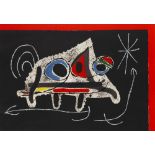 Joan Miro (1893-1983) Le Lezard aux Plumes d'or, plate 1, 1971 30/50, signed and numbered in