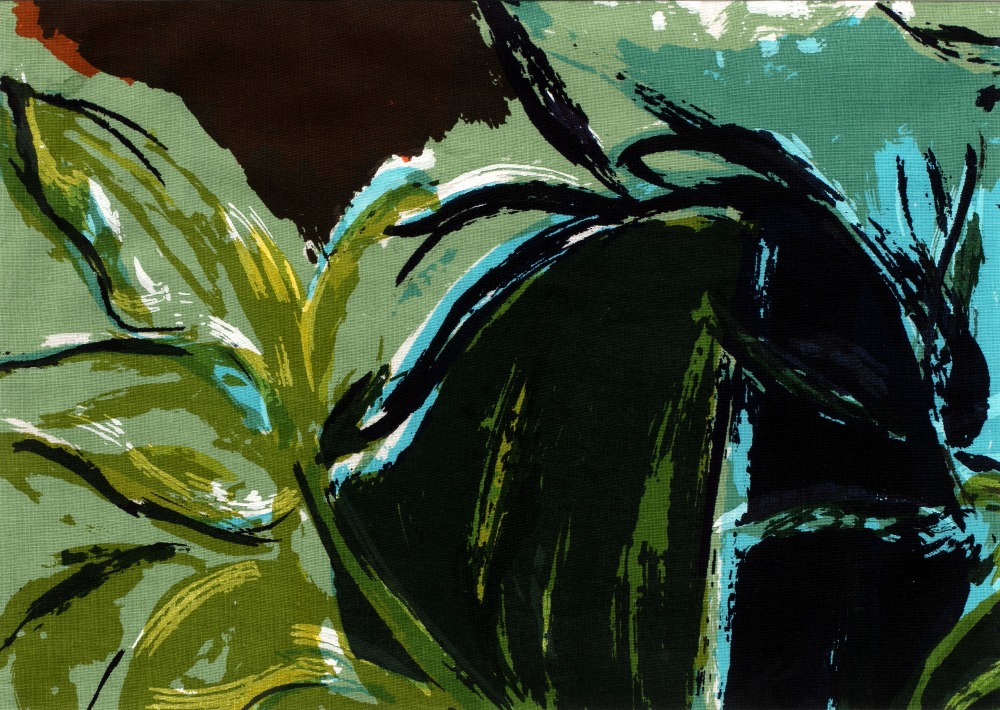 Ivon Hitchens (1893-1979) and John Hitchens (b.1940) for Hull Traders 'Summer Flowers', designed