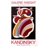 After Wassily Kandinsky (1866-1944) Galerie Maeght Periode Parisienne Kandinsky exhibition poster