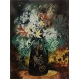 John Piper (1903-1992) Flowers in a Black Pot (Levinson 410), 1988 60/70, signed and numbered in