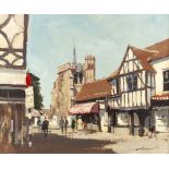 Stanley Orchart (1920-2005) Hitchin, Hertfordshire signed (lower right) oils on board 23.8cm x 28.