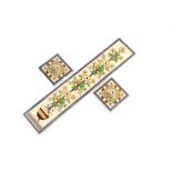 Aesthetic Movement 'Balfour' tile set four tiles creating a flower in an urn, two additional tiles