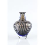 Edvin Öhrström (1906-1994) for Orrefors 'Ariel' vase, circa 1958 cased glass with spiralled