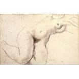 Frank Dobson (1888-1963) Nude, 1947 signed and dated in pencil (lower right) pencils and chalk