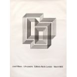 Josef Albers (1888-1976) Edition Alecto Albers lithographs poster, 1965 lithograph 78cm x 57.5cm,