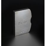 Theo Fennell Panadol case, 2003 silver London hallmark 10.5cm x 7.5cm, cased.