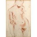 Frank Dobson (1888-1963) Standing Nude red chalk 33cm x 22cm. Provenance: From a private