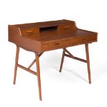 Arne Wahl Iversen (1927-2016) for Vinde Møbelfabrik Desk, No.64, designed in 1961 teak, with an