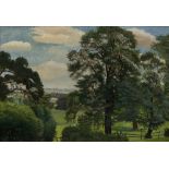 Gilbert Spencer (1892-1979) Trees at Garsington signed (lower right) oils on canvas 45cm x 65cm.