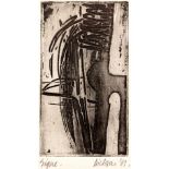 Jennifer Dickson (b.1936) 'Signe', 1961 signed, titled and dated in pencil (in the margin) etching