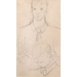 Keith Vaughan (1912-1977) Recruits, circa 1940 studio stamp (under mount) pencil on paper 16cm x