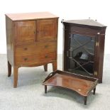 A 19th century mahogany pot cupboard, 61cm,