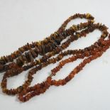 An amber necklace,