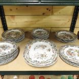 An early 19th century ironstone part dinner service