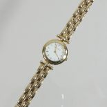 A 9 carat gold cased Bueche Girod ladies wristwatch,