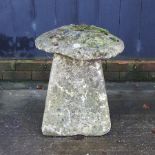 A staddle stone,