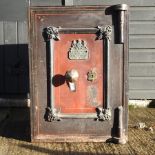 A cast iron safe, 53cm,