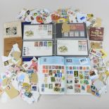 A collection of stamps and first day covers