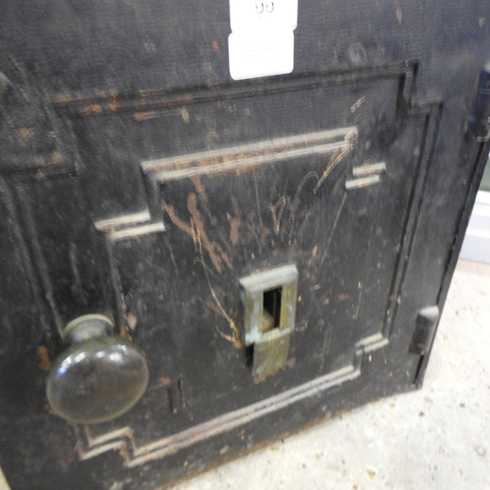 A 19th century cast iron safe, 41cm, - Image 2 of 8