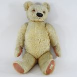 A Chad Valley teddy bear,