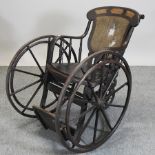 A 19th century invalid chair,
