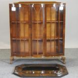 An early 20th century display cabinet, 107cm,