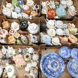 Six boxes of novelty teapots