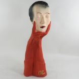 A Christian Dior painted plaster advertising figure,