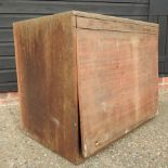 A 1960's teak tool box,