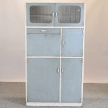 A 1950's painted kitchen unit,