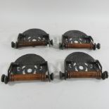 A set of reproduction Great Western Railway metal toilet paper holders,