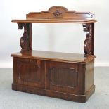 A Victorian mahogany buffet,