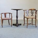 A 19th century mahogany occasional table, 48cm,