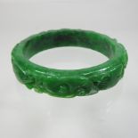 A jade coloured bangle