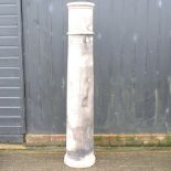 A large Victorian chimney pot,