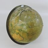 A 19th century Carys New Terrestrial globe,