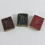 A collection of three miniature books, Small Rain Upon the Tender Herb,