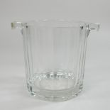 A 1920's lead glass ice bucket,