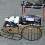 A quantity of horse related tack, to include saddle racks,