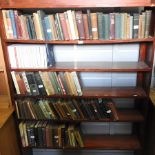 A large collection of books,